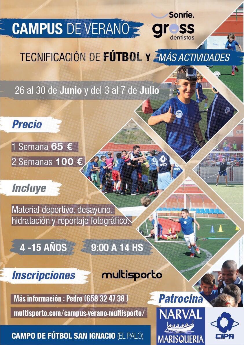 ¡Ya queda menos de una semana para el campus <a href="/GrossDentistas/">Gross Dentistas</a>! 
Corre y apúntate. últimas plazas disponibles! contacta con 678401226