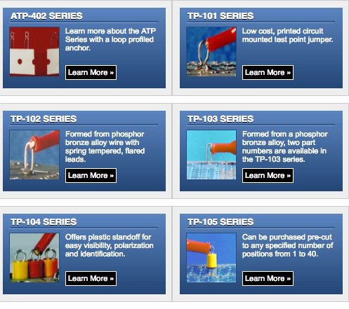 ComponentsCorp's tweet image. Our #TestPoints in the TP and ATP series lines are designed to satisfy a range of applications: goo.gl/NzLh5X