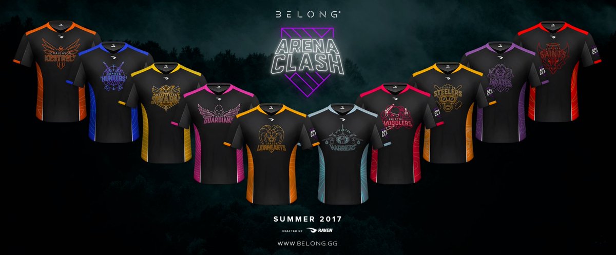 BelongArenasUK's tweet photo. Announcing our partnership for the Summer 17' #ArenaClash with @RavenGG ❤
Want to win a clash jersey? Just RT this to enter 💬 #BelongByGAME https://t.co/uYMyFaXcbN