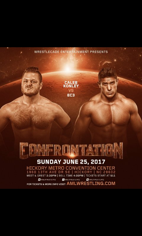 ByrdGGonX's tweet photo. 4 days... @calebkonley goes one on one with @therealec3 this Sunday at @AMLWrestling . This is going to be great. #CK1vsEC3 #AMLvsIMPACT https://t.co/qM5golvRhQ