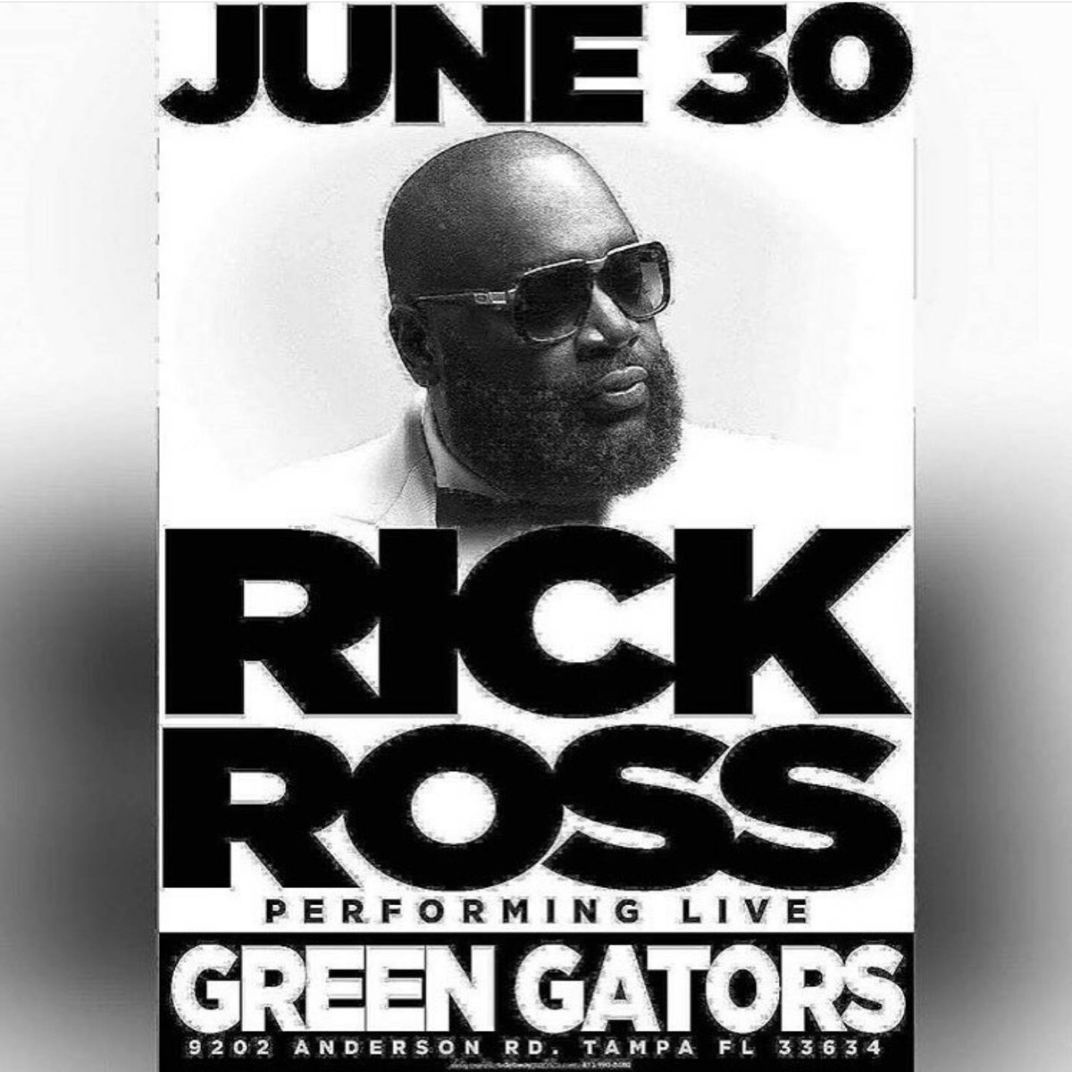 DjDouchie813's tweet photo. #June30th @richforever (Rick Ross) Live 9202 Anderson RD. @greengatorsofficial Get Tickets Now #RatherYouThanMeTour
#MMG #MaybachMusic https://t.co/DAZue3ofpP