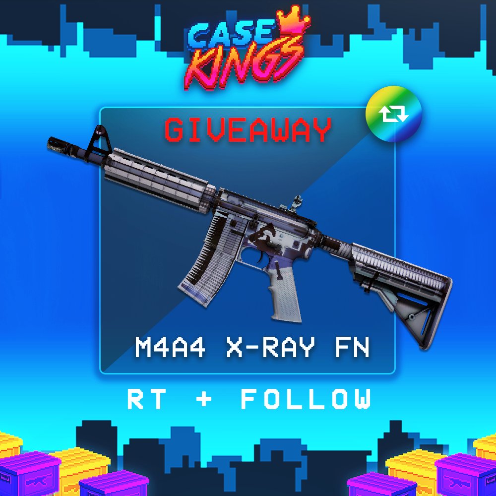 Case_kings's tweet image. 🎁M4A4 X-RAY FAST GIVEAWAY! 4 HOURS!

TO ENTER:
👉🏼 RT+FOLLOW @Case_Kings
👉🏼 TAG A FRIEND
👉🏼 NOTIFICATIONS ON
👉🏼 JOIN: goo.gl/idPPYl