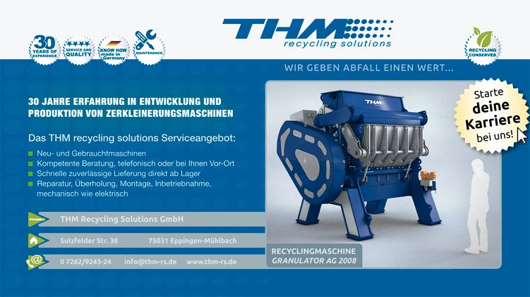 THM Recyclingmaschinen! Eine gute Wahl!
buff.ly/2rQbNa3
#THM Recyclingmaschinen