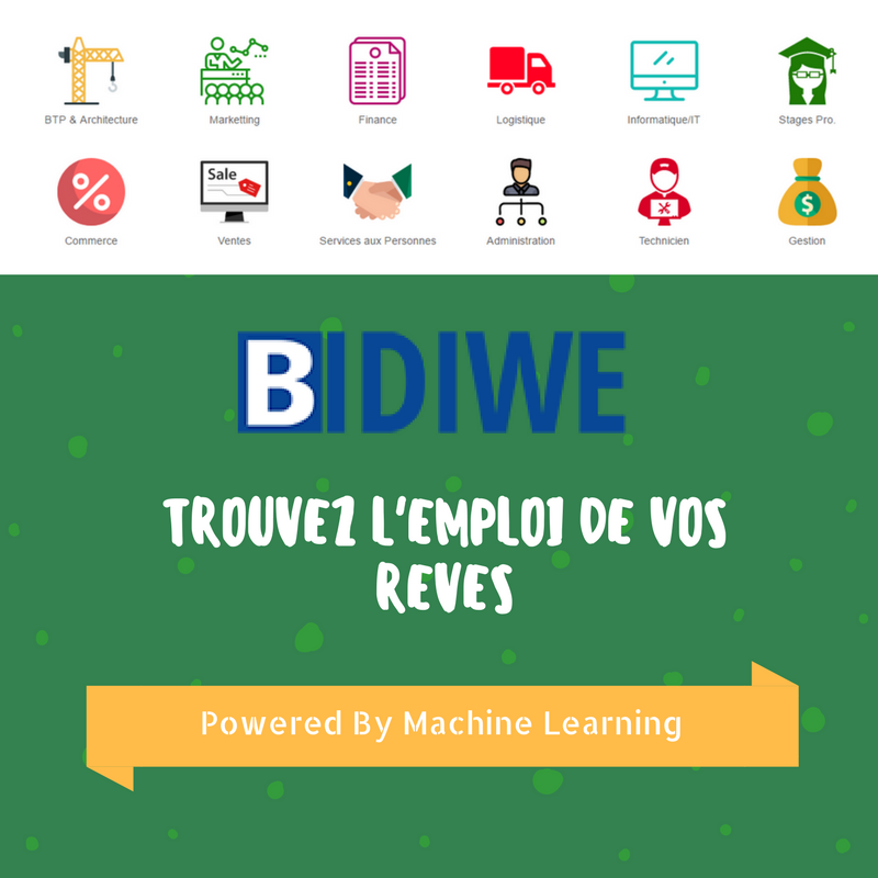 Bidiwe54's tweet photo. We are so proud to announce that a Job search engine powered by Machine Learning is coming on https://t.co/CeYupxfLQy .Made with Love 💚💚💚 https://t.co/4SnnynXS2T