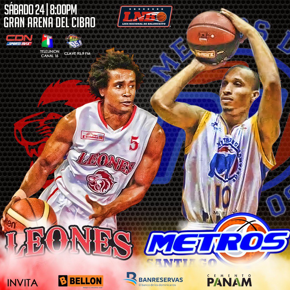 MetrosSantiago's tweet photo. Este Próximo Sábado nos visitan los Leones de Santo Domingo .

Tenemos 18 victorias consecutivas como local en temporada regular. https://t.co/0exhgmhTPZ