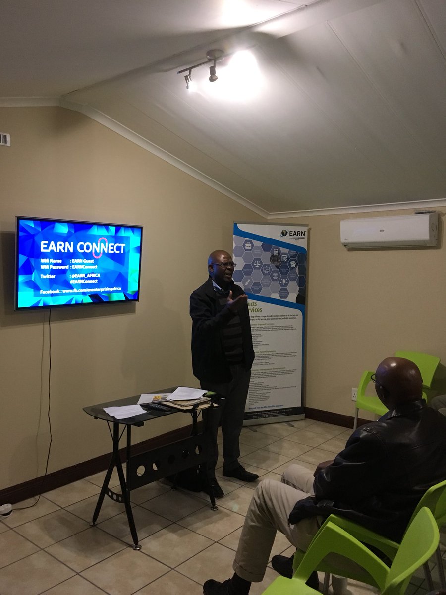 EARN_AFRICA's tweet photo. Having a great talk right now with Lefa Mallane. https://t.co/9LEEfNPsem