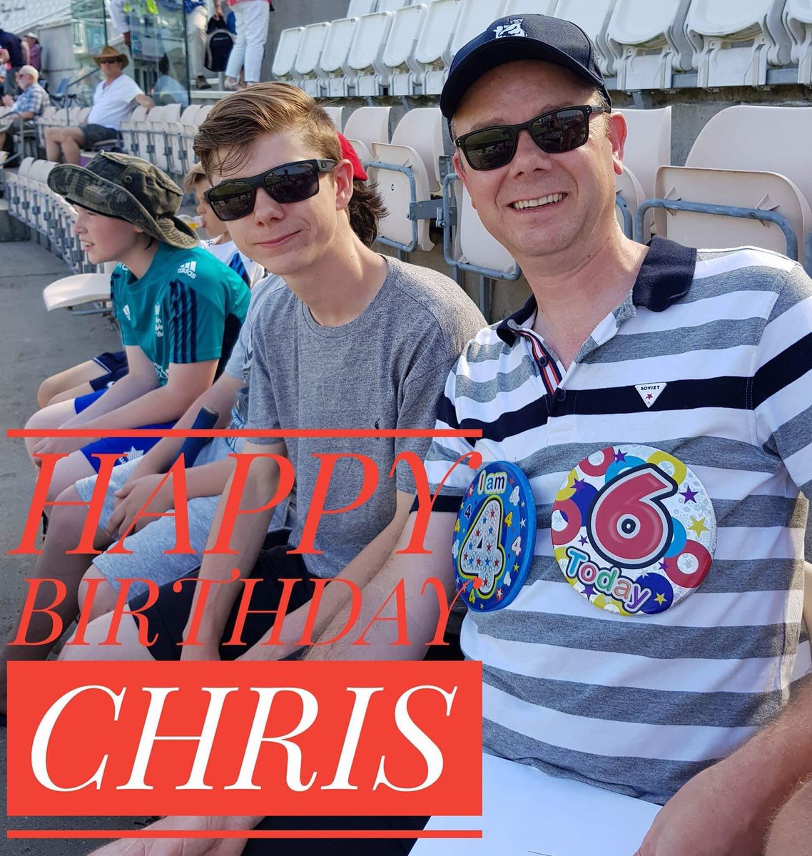 katebittles's tweet photo. #ENGvSA Happy 46th birthday Chris Deakin !!!! https://t.co/sJ2Q1Qy6yF