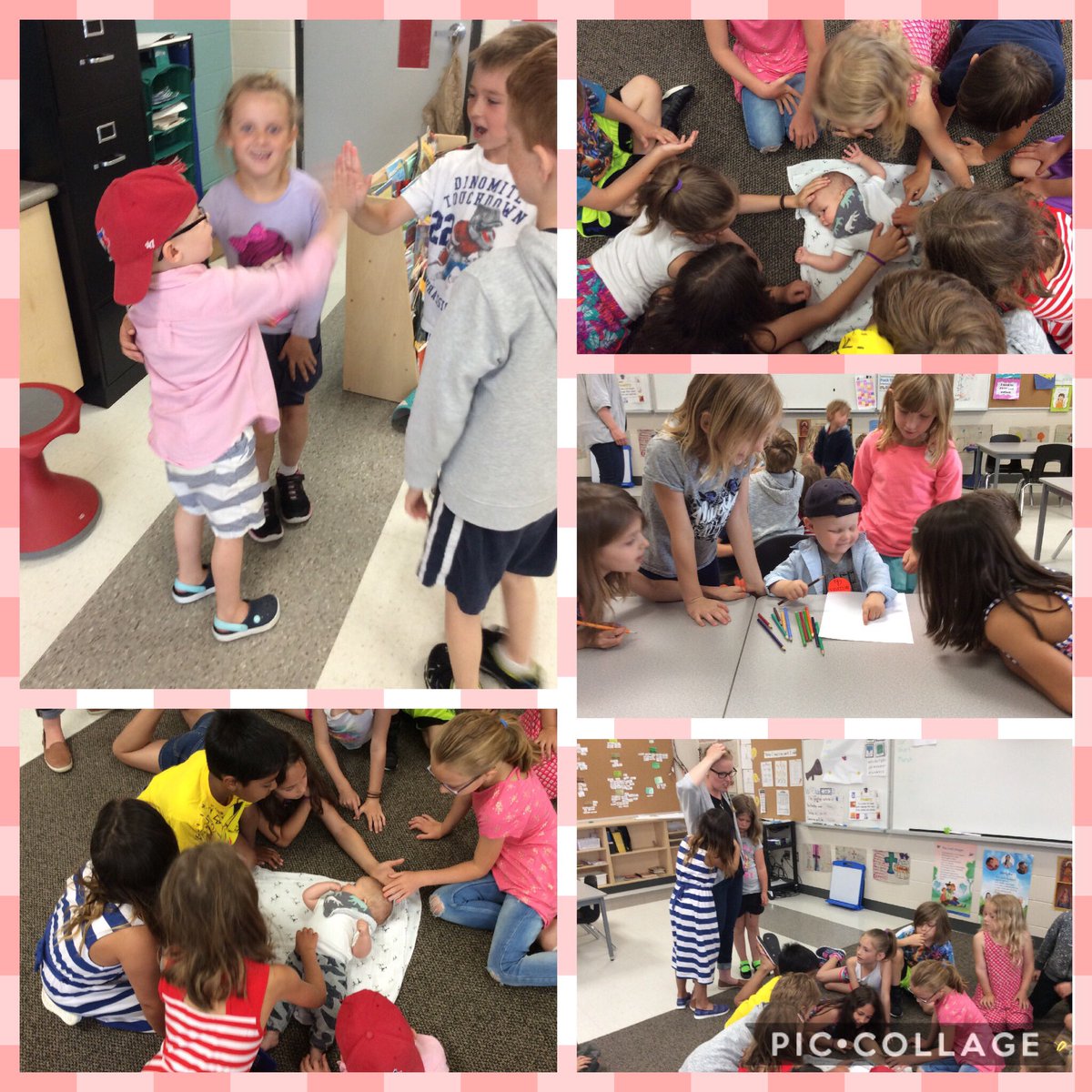 MsHarrington44's tweet photo. We have visitors! Thanks for spending the morning with us @johannasamson87 gr 1/2 were thrilled to see you and your boys @rockwoodheart https://t.co/KfrpTz6v0o
