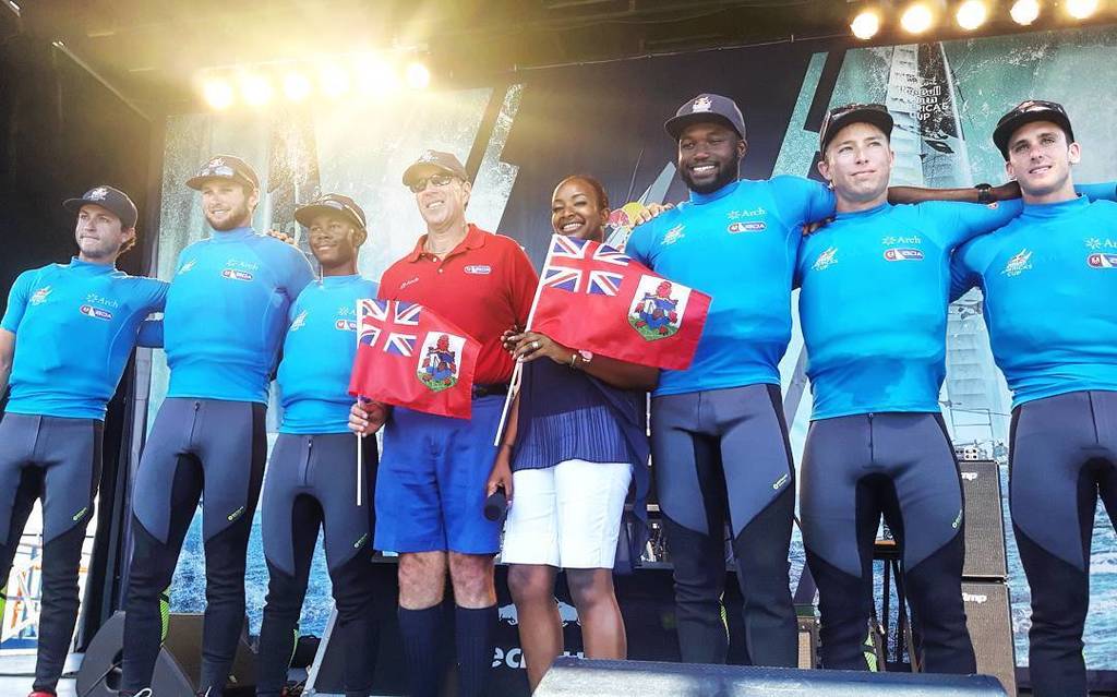 BERMEMES's tweet photo. Good luck to our history making @teambda2017 in de final 3 rahns of de @RBYAC #bermuda #teambda #rbyac #AC35 https://t.co/bU1u9g9lNq https://t.co/Cu2wVvIqKn
