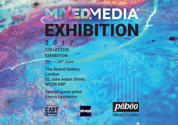 StrandGallery's tweet image. Pébéo is showcasing some of the best emerging Mixed Media artists now at The Strand. Come down to view this strikingly colourful exhibition.