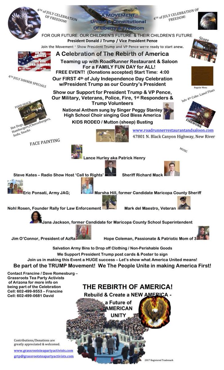NRroadrunner's tweet photo. Family Fun on July 4th at the Roadrunner! Come join us for an amazing event! https://t.co/uhX93yQegp