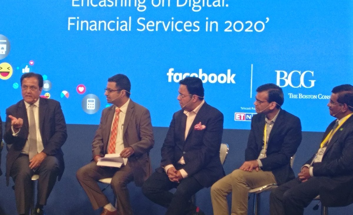YESBANK's tweet photo. .@RanaKapoor_: Frugality on digital innovation will be key for Banks in India. #SIMsePAY #DigitalBanking
@facebook @BCG @ETNOWlive https://t.co/oHndbCuDMD