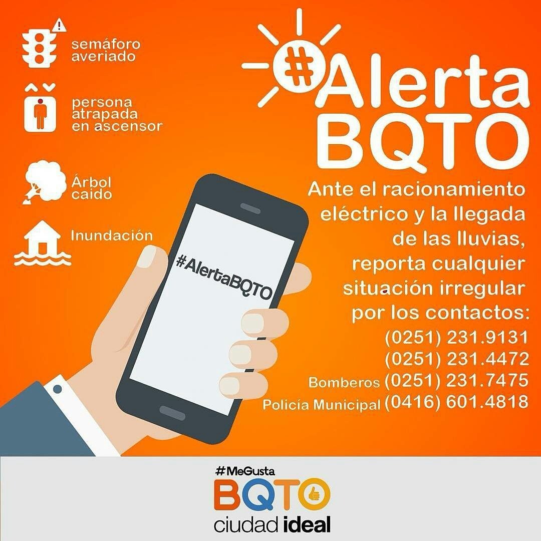 tuciudadideal's tweet photo. Ante cualquier emergencia @BomberosIrib atentos! Comunícate 02512317475 #AlertaBqto https://t.co/j76zasCmSa