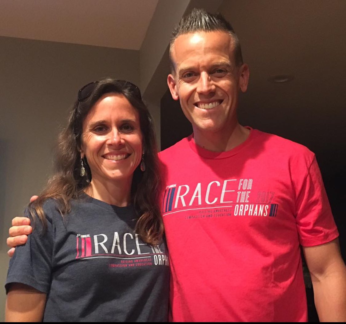 RACE4theorphans's tweet photo. My brother Ryan Snow, the man "behind the scenes" of the RACE shirt. Thx for all of your expertise, support and help, from Ohio to Georgia. https://t.co/Lr6zojuEGC