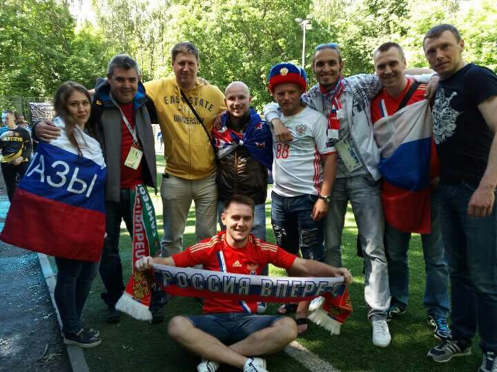 FansEmbassies's tweet photo. More snapshots from today's #RUSPOR fan friendly ⚽ in Moscow #ConfedCup https://t.co/s2IGFbSUkk