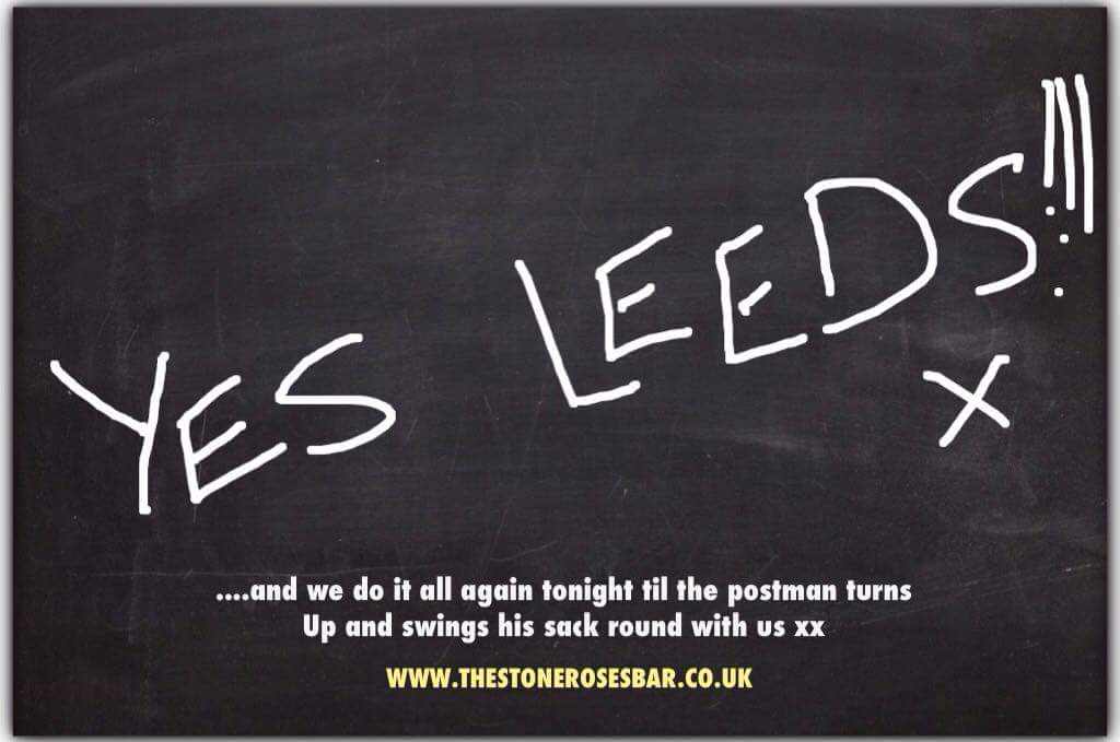 The Stone Roses Bar (@stonerosesleeds) on Twitter photo 