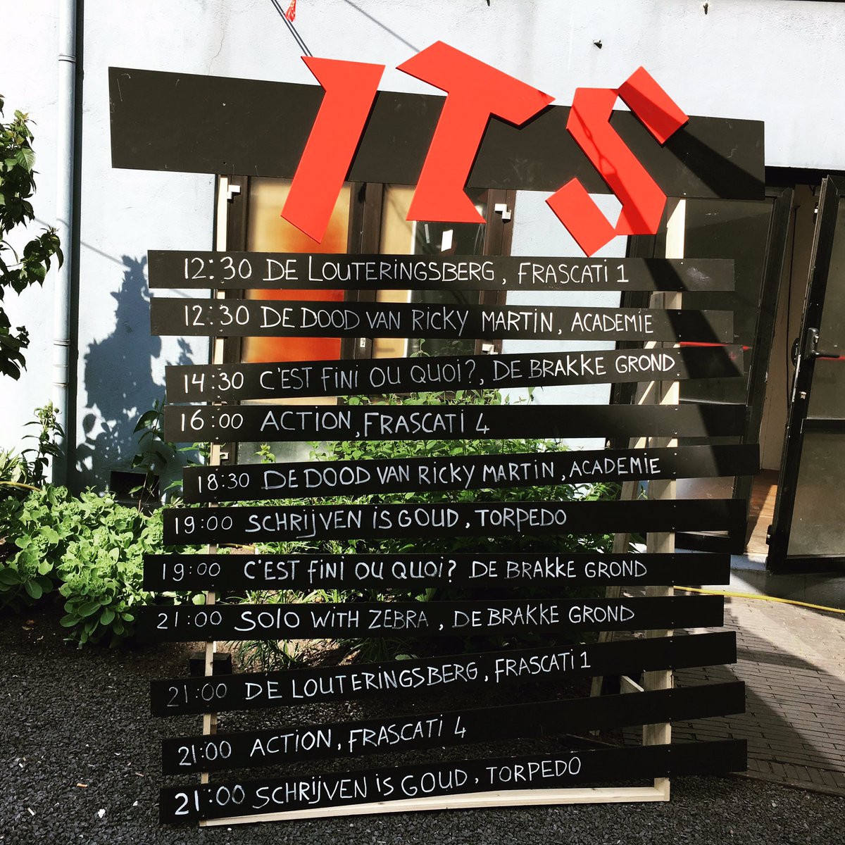 Het ITS programma van vandaag! #ITS #festival #amsterdam #theater #dans