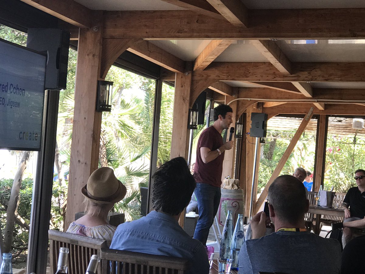 CraigElimeliah's tweet photo. Listening to @JaredCohen talk GeoPolitcal/Technology #canneslions2017 #googleCreate https://t.co/mBYfoeewxp