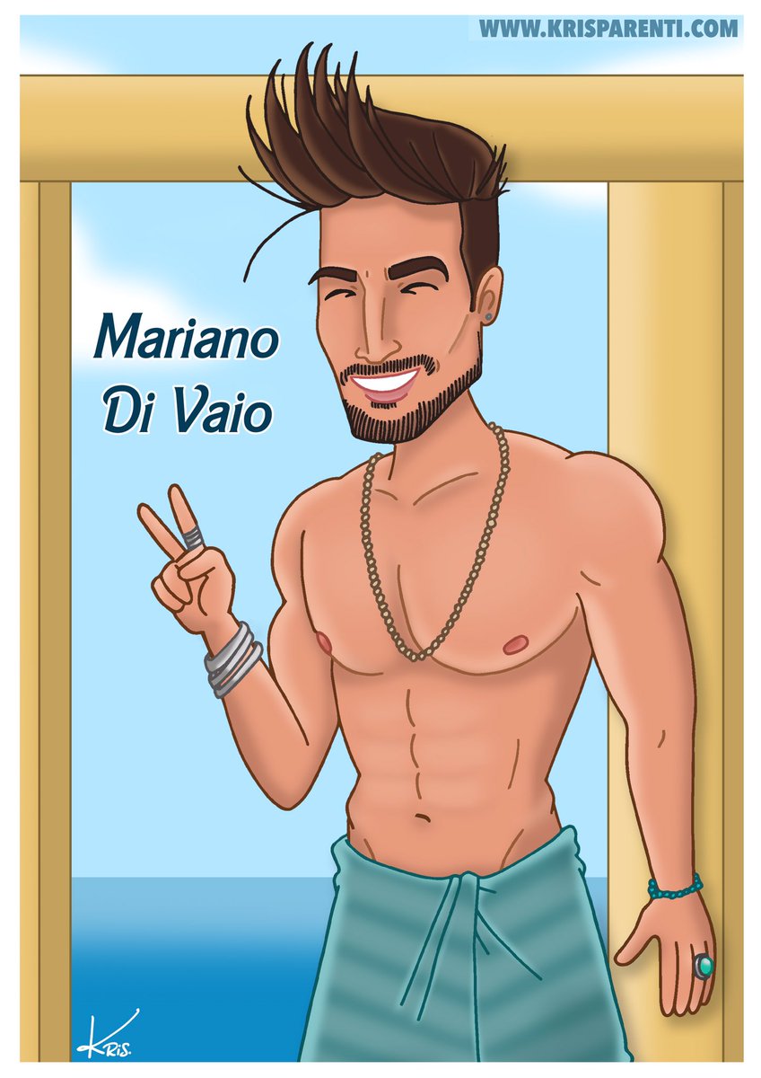 Krisdenerfs's tweet photo. The Sexy @marianodivaio ❤️ by me 🤓 #marianodivaio #mdv #mdvstyle #art #caricature #cartoon #nohow @Nohowstyle https://t.co/sYnpdHkZBa https://t.co/oBkzhYNvzn