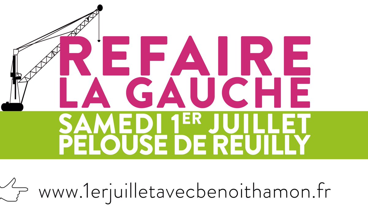 benoithamon's tweet photo. Refaire la gauche ? RDV le 1er juillet !  Débats, stand-up, meeting et concerts sont au programme.   
Inscriptions > https://t.co/elUzI43NgB https://t.co/qqNn4h8qhj