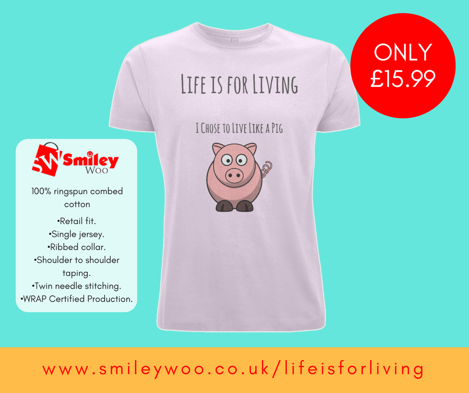 Smiley_Woo's tweet photo. How do you choose to live your life?

#LifeisforLiving #PigLife #NewShirt #Custom #Smelly 

Order now here ➡️ https://t.co/0FYuJDIXEE https://t.co/NcUZxTzj33