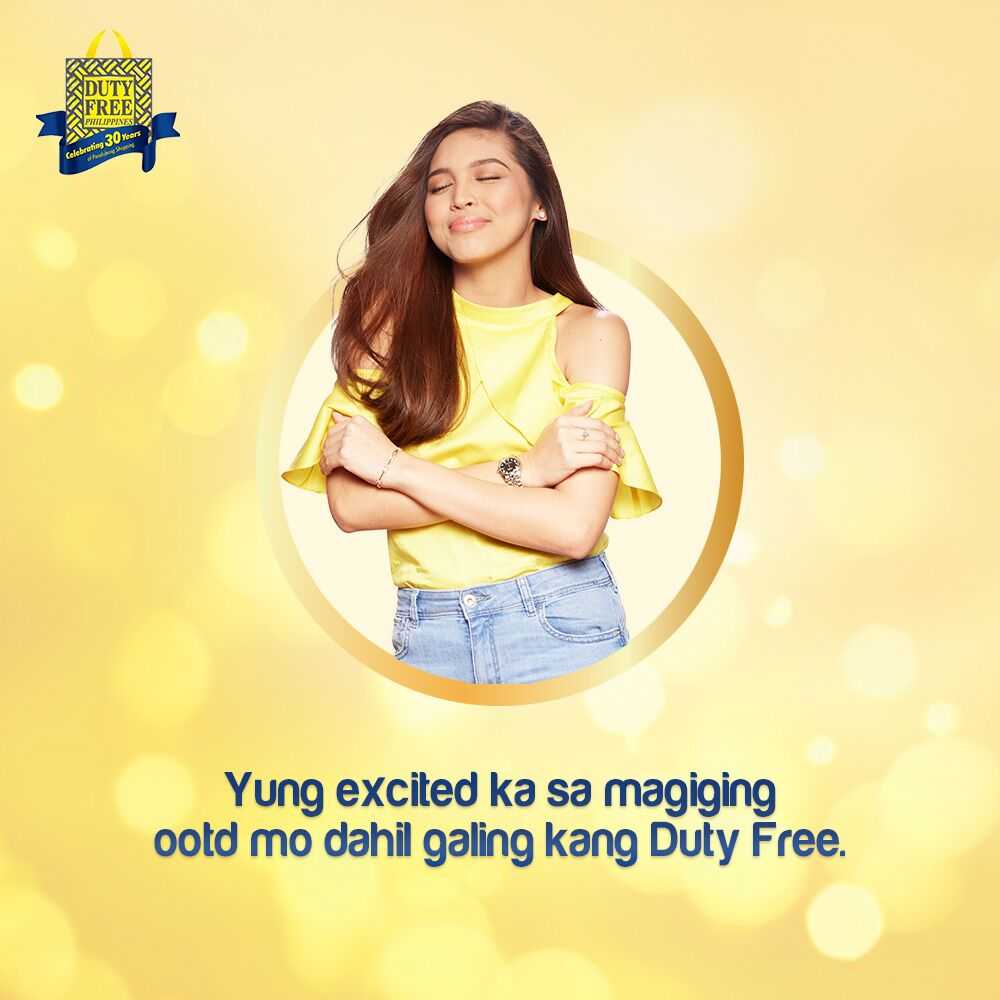 dutyfreephils's tweet photo. Go na sa Duty Free at baka dun mo na mahanap ang OOTD na siguradong pupusuan ni crush! #DFP30 #SayaMagpasaya #ALDUBLangSapatNa @mainedcm https://t.co/vYXHv2Ooul
