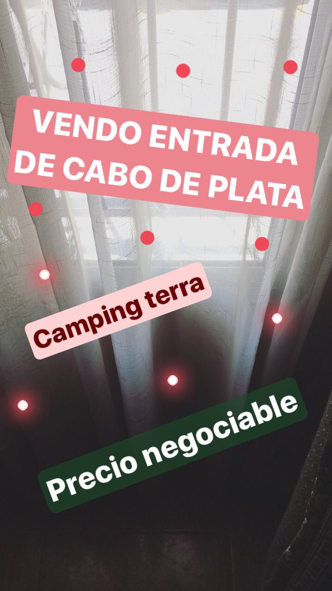 isavenega's tweet photo. @cabodeplatafest SE VENDE ENTRADA RTTTTT PLS' https://t.co/68aeZxL1Ev