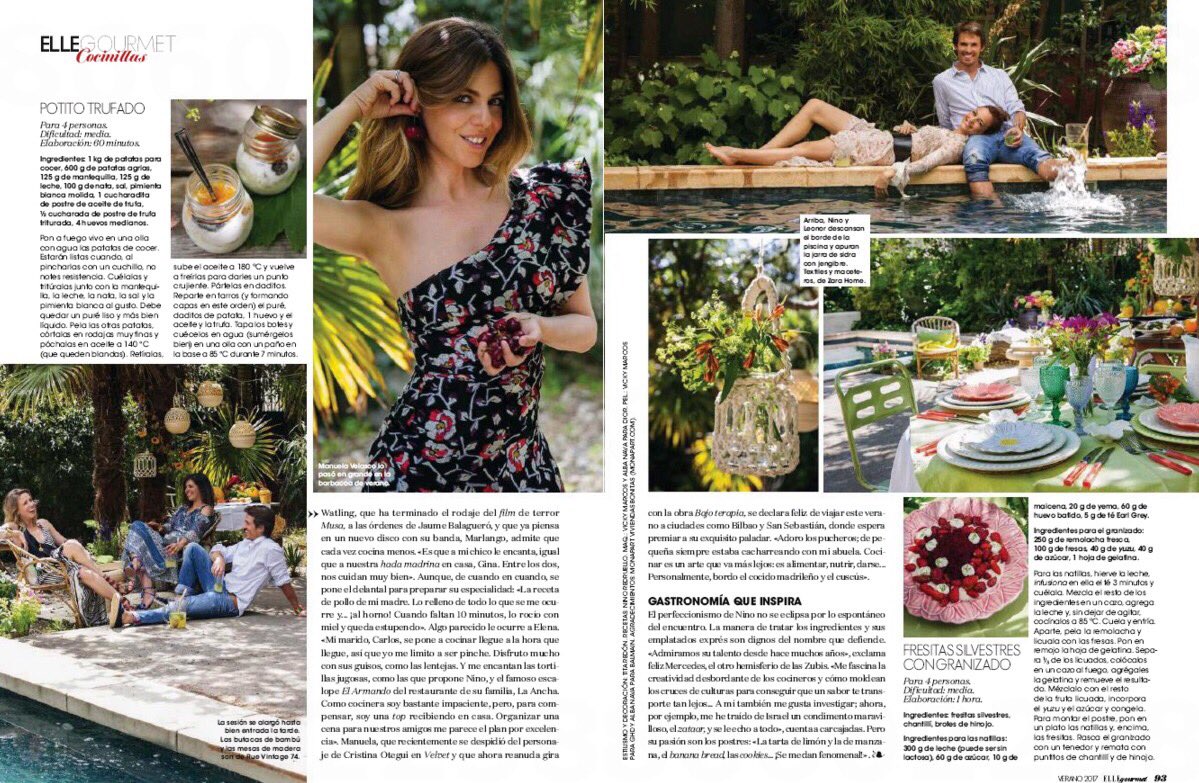 Gracias @elle_spain por este bonito reportaje en Elle Gourmet con nuestro <a href="/ninoredruello/">Nino Redruello</a>
