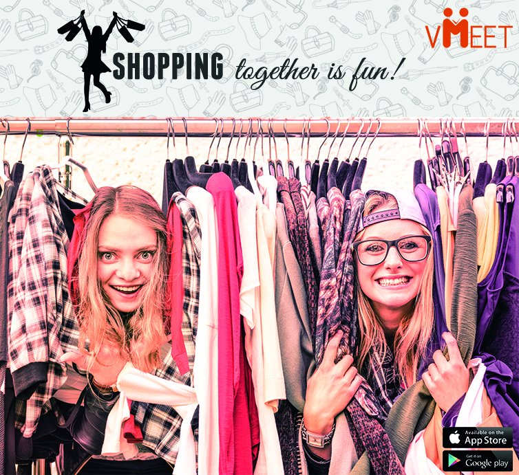 AppvMeet's tweet photo. #Shopping is a whole lot of fun when it is done with #friends! Plan your shopping sprees through #vMeet &amp; #CreateMemories! #PlanItSmart https://t.co/bi8HIO6DHe