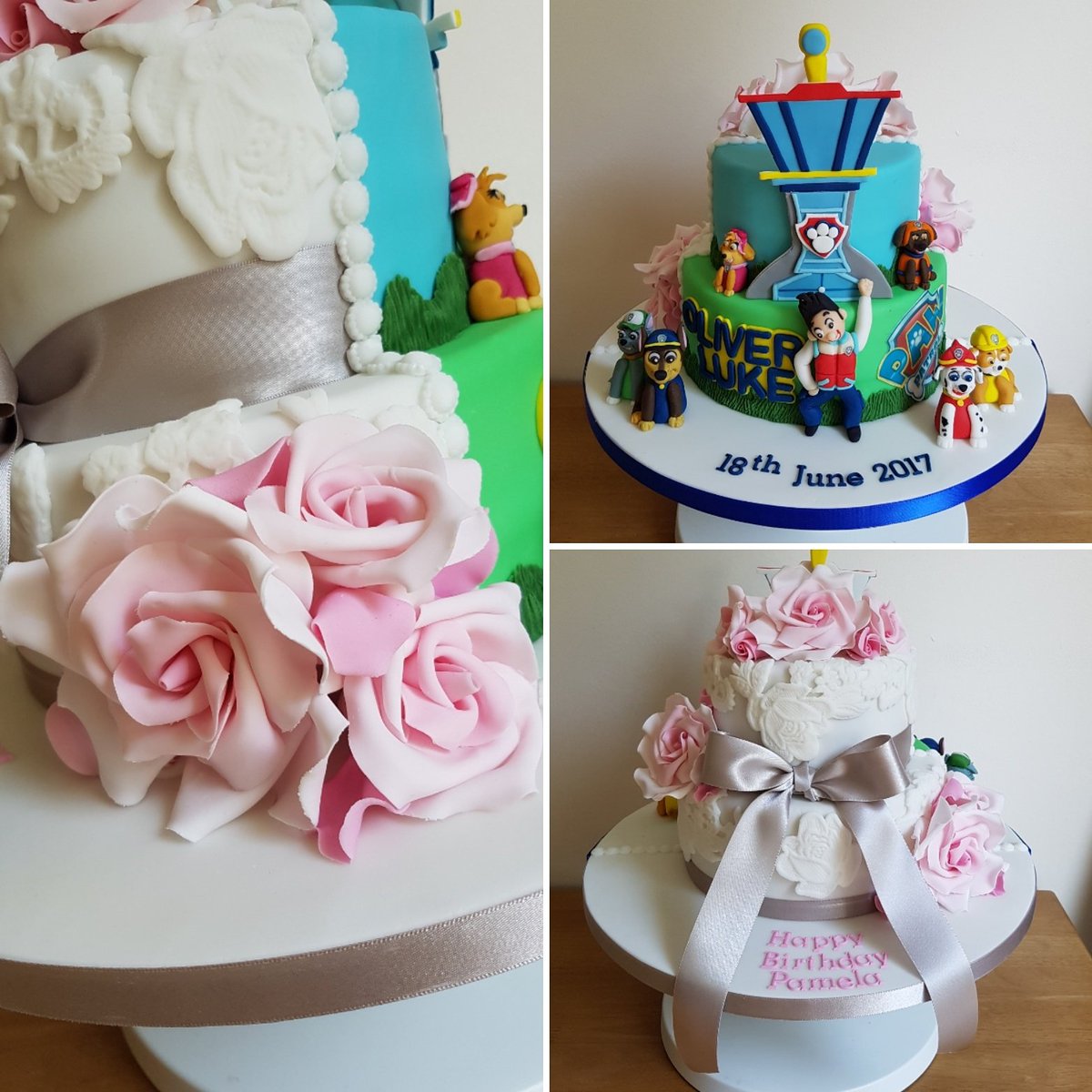 Beverley French Half Half Cake For A Christening Birthday Slondonsocial Lifeinbromley Wow Bromley Beckbromfl