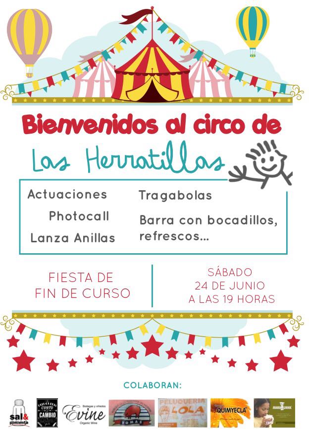 Ya queda poco para nuestra fiesta fin de curso. Os esperamos!!