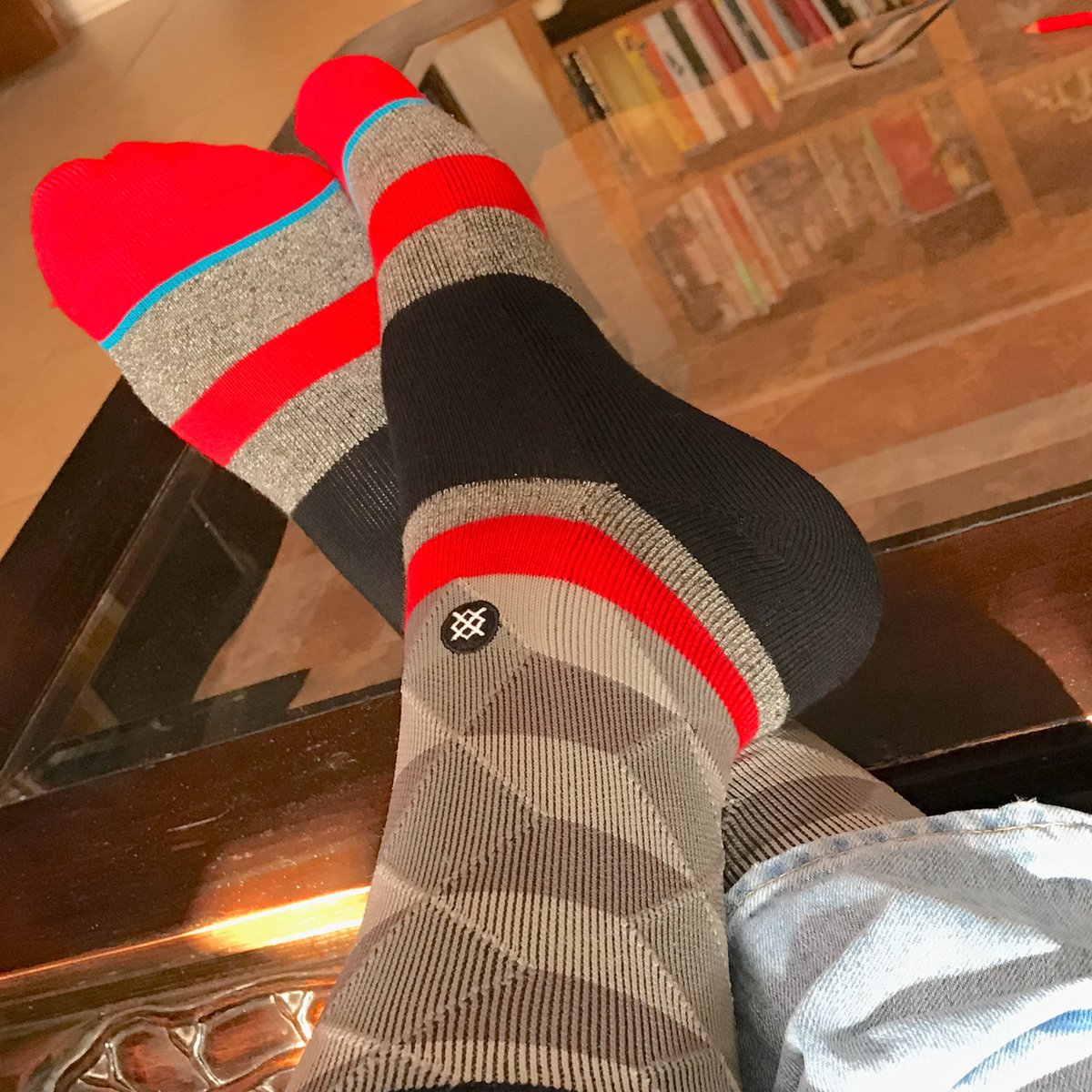 SocksThatRocks's tweet photo. It’s a #goodmorning #Wednesday in the @stance #athletic #cut #prism #red #socks
#theuncommonthread #socksthatrocks https://t.co/uEm6bANvgg