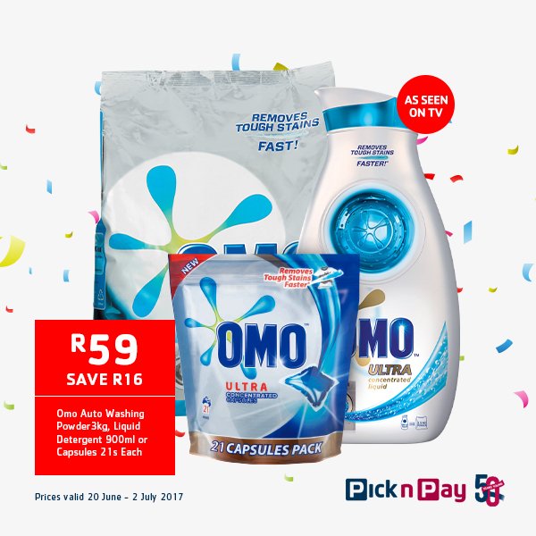 PicknPay's tweet photo. Looking for essentials on promotion? Find them at our #PicknPay50th Birthday deals! Valid 20 June - 2 July! https://t.co/QGUdWtehyf https://t.co/82m1OXOodZ