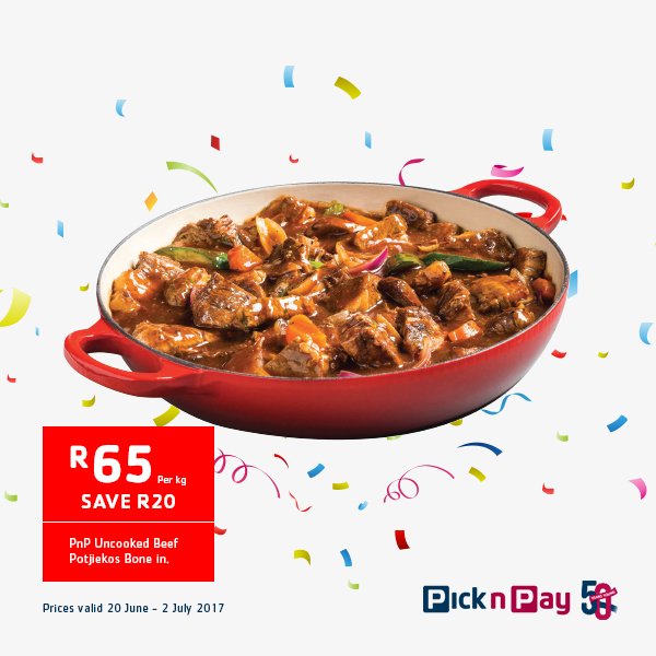 PicknPay's tweet photo. Looking for essentials on promotion? Find them at our #PicknPay50th Birthday deals! Valid 20 June - 2 July! https://t.co/QGUdWtehyf https://t.co/82m1OXOodZ
