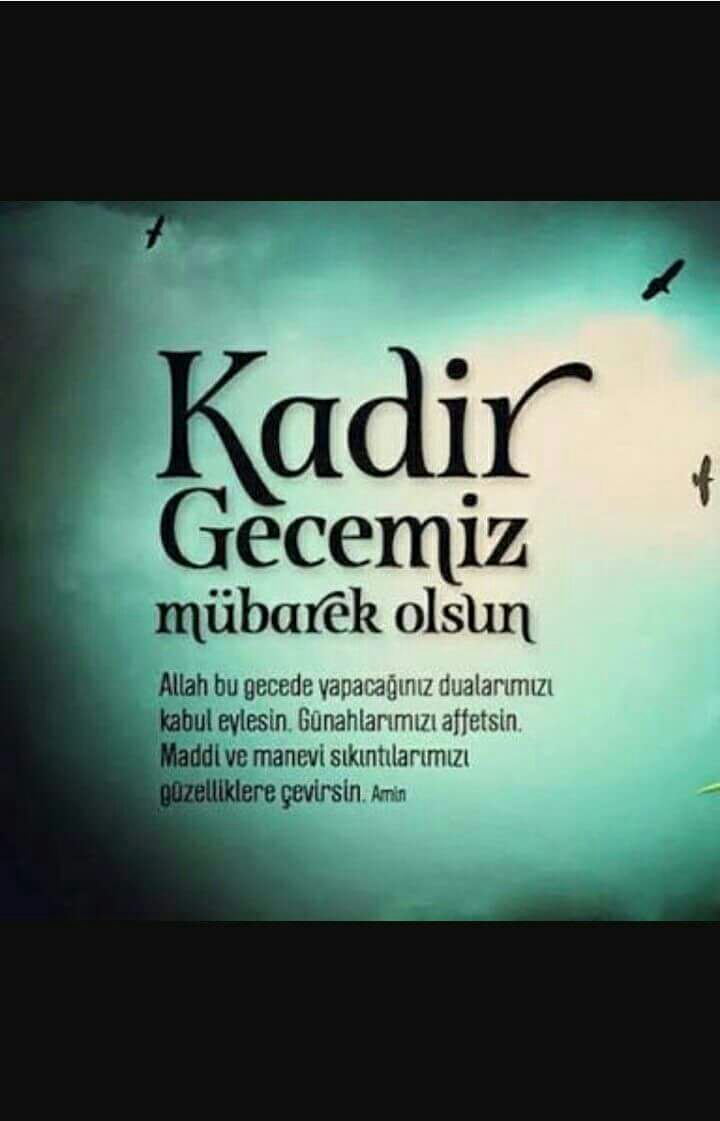 #KadirGecesi sadece müslümanlara değil tüm insanlığa mübarek olsun