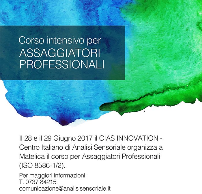 SensoryAnalysis's tweet photo. Conoscere i nostri sensi ci rende consapevoli di ciò che mangiamo tutti i giorni. Al CIAS il corso per Assaggiatori https://t.co/U80PDmPsc7 https://t.co/bFog3y7eix