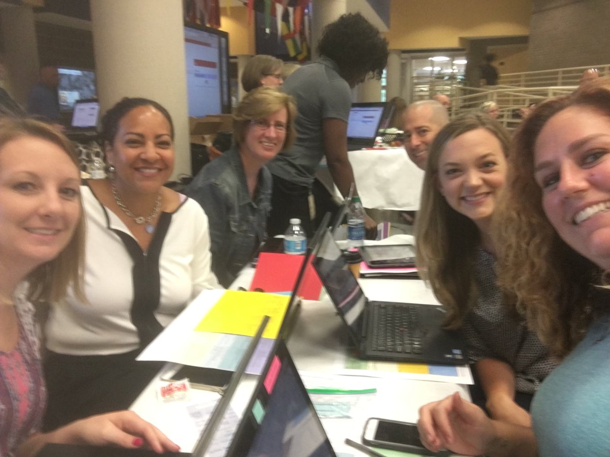 PorterRidgeMSNC's tweet photo. Our PRMS team is ready for Day 2 of the Summer Instructional Leadership Institute #Literacy4U #teamUCPS https://t.co/I5TG0QtfBj