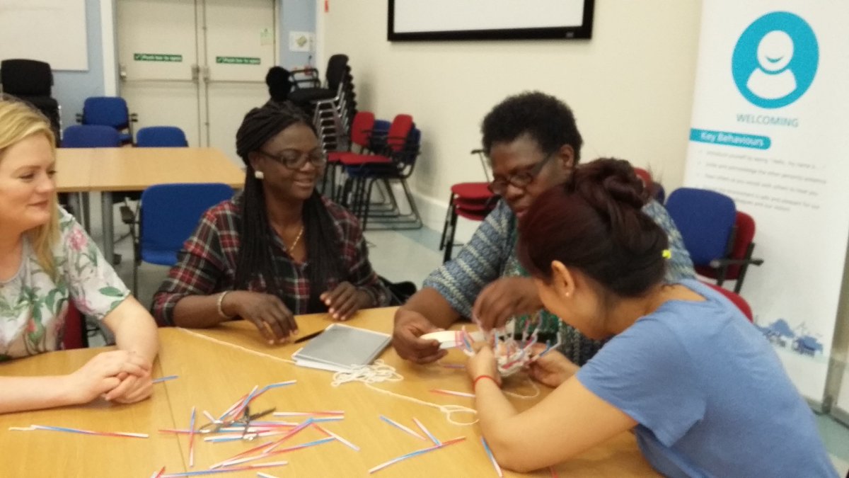 BH_LearningDevt's tweet photo. Practicing #teamwork, #creativethinking and #timemanagement skills on the @NHSBartsHealth Band 6 Development programme 🎨 https://t.co/ahmahFm8KM