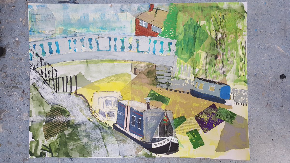 davenelsonart's tweet photo. In weather like this you appreciate how lucky you are to be an artist. Glorious eve #stansteadAbbots y'day with the Hertford Art Society https://t.co/HnRsDByjgb