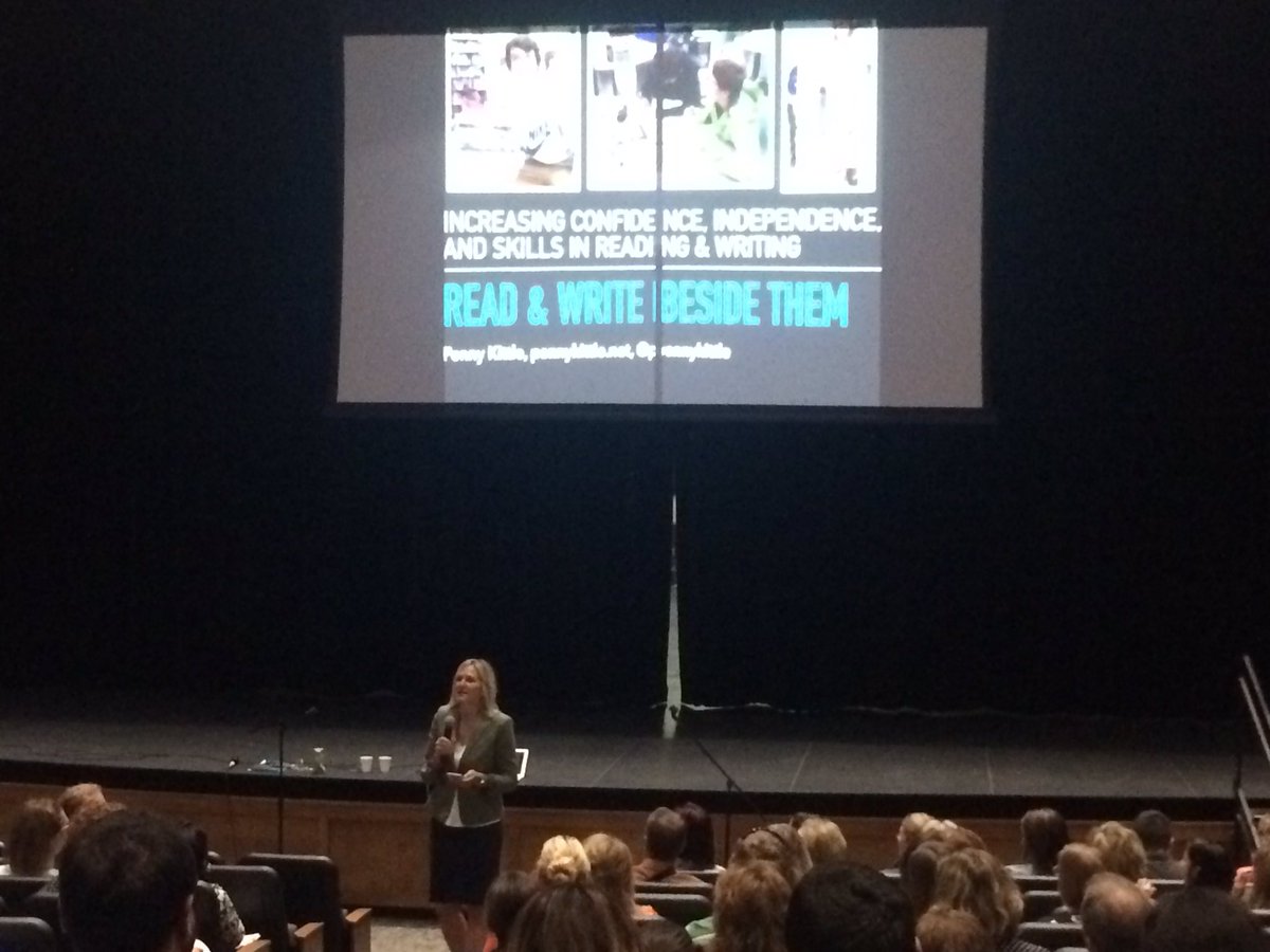 mashockn's tweet image. Learning from @pennykittle today #pdgeek #literacymatters