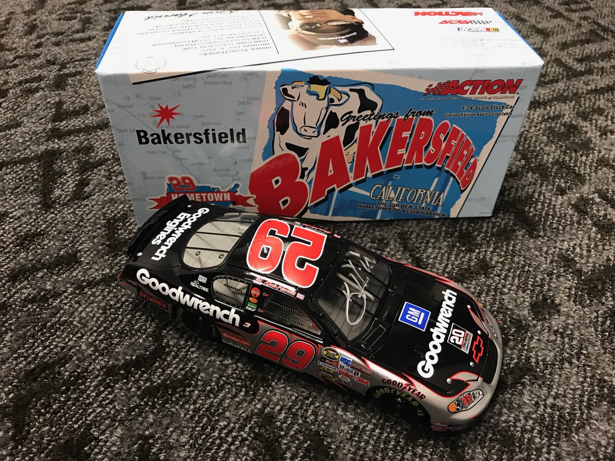 Retweet &amp; follow me for a chance to win this singed 2005 No. 29 Hometown Edition diecast. 1 winner picked in 4 hours. #WinItWednesday