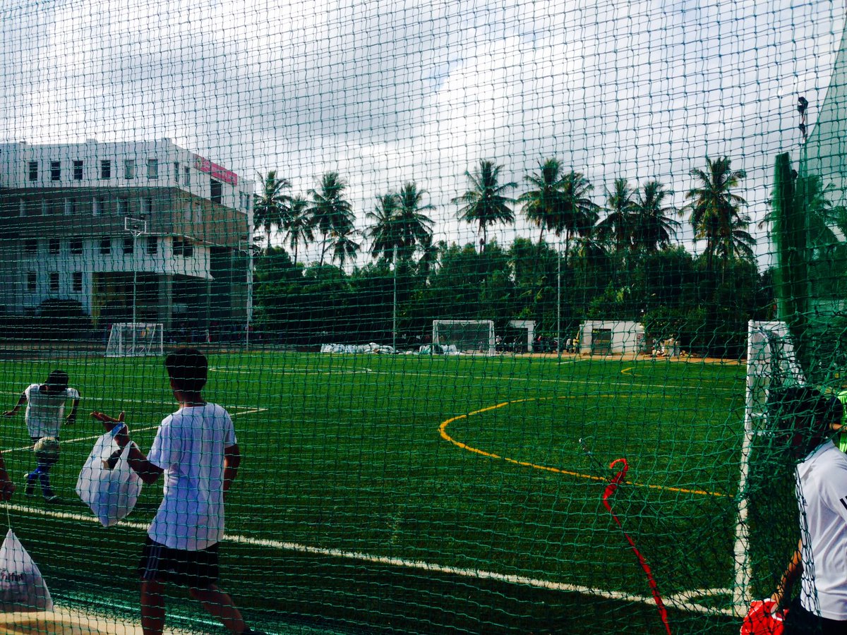 PAVITHRACHANDRA's tweet photo. Delighted to address kids &amp; inaugurate a beautiful sports facility today &amp; I dream to see more of this happening in our country💪🏼👊🏼 https://t.co/2MpWvxOr7t