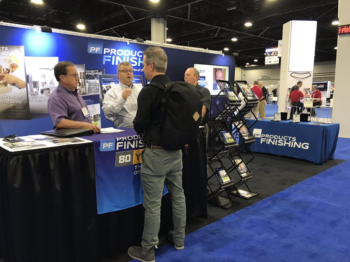 PF_FinishingMag's tweet photo. Final day on the show floor! What are you finishing? #SURFIN2017 #surfacefinishing https://t.co/Na8nYScjpI