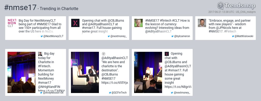 TrendsCharlotte's tweet image. #nmse17 is now trending in #Charlotte

trendsmap.com/r/US_CHA_midqrm
