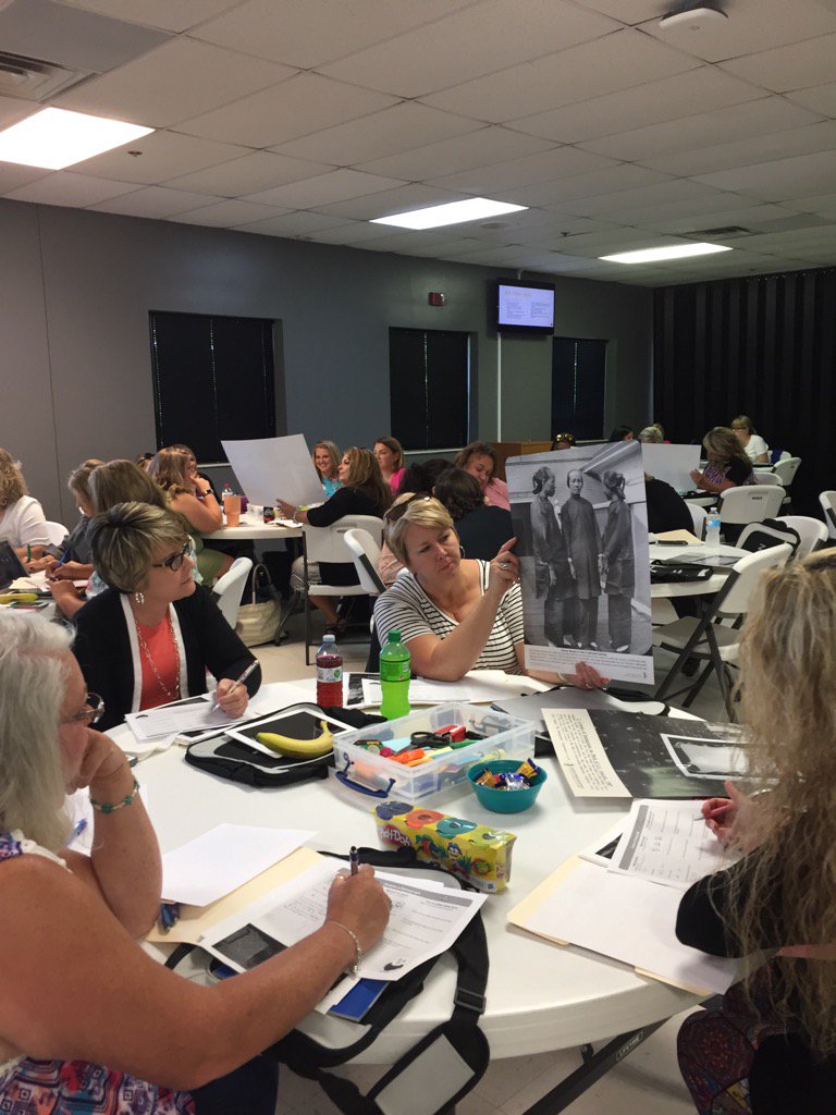 carole_mullins's tweet photo. Great Summer Kick-Off for KVEC (K-5) year-long focus around Disciplinary Literacy! https://t.co/zl6NVoV0rj