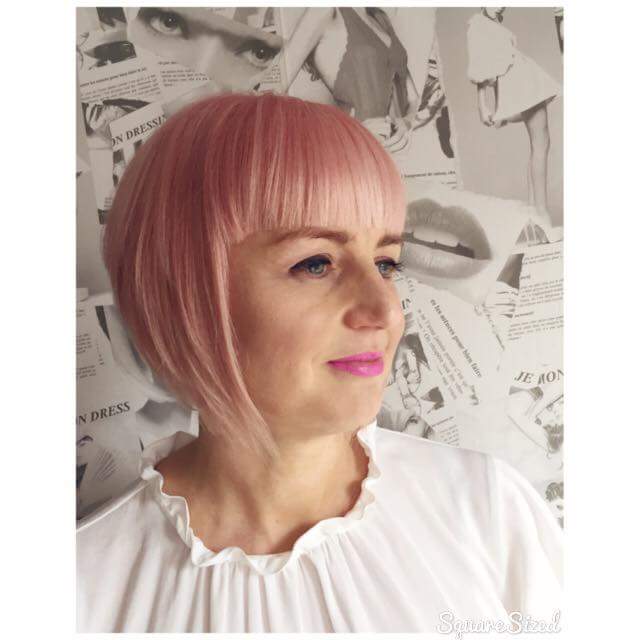 BolderoFilby's tweet photo. Vicky is pretty in pink with this beautiful quartz pink toner. Cut &amp; colour by Terry #Kingslynn #matrixhair #watercolor https://t.co/1y79IYQq3p