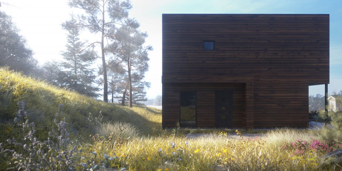 CoronaRenderer's tweet photo. "The Lake House" by user nesprashivaj, a beautiful set of 20 images focusing on nature, weather and mood: https://t.co/8V7UAobMTH https://t.co/pcFjeSsO3Q