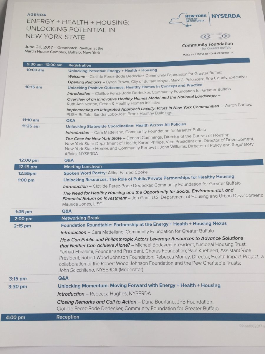 Central New York Community Foundation (@cnycf) on Twitter photo We had a great time yesterday at the <a href="/NYSERDA/">NYS Energy Research and Development Authority</a> <a href="/HealthyHousing/">Green & Healthy Homes Initiative</a> conference hosted by <a href="/CFGB/">Community Foundation</a>! We're happy to support this great initiative! We had a great time yesterday at the <a href="/NYSERDA/">NYS Energy Research and Development Authority</a> <a href="/HealthyHousing/">Green & Healthy Homes Initiative</a> conference hosted by <a href="/CFGB/">Community Foundation</a>! We're happy to support this great initiative!