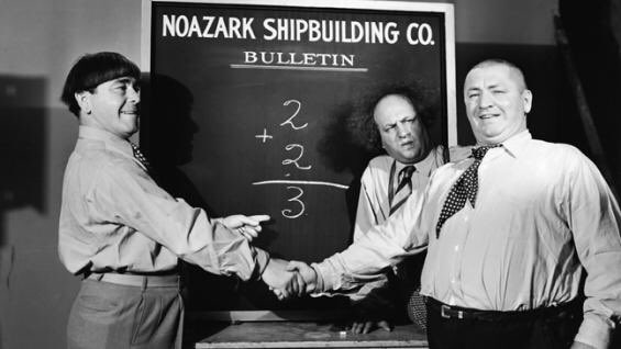 The <a href="/guardian/">The Guardian</a>'s education editorial team working on their next article "speaking two spokes makes you dumberer"