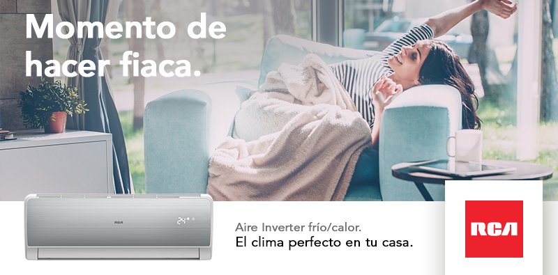 RCA_Ar's tweet photo. ¡Los feriados están hechos para descansar! Disfrutá del clima ideal en tu casa con nuestros aires acondicionados. #Relax #Enjoy https://t.co/LEodreb4UC